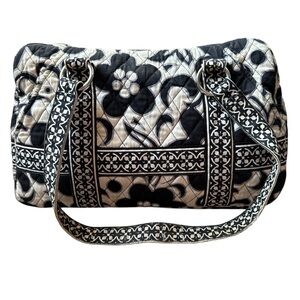 Vera Bradley Black/White Patterned Quilted Bag and Wallet
